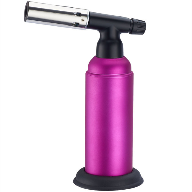 mais recente caso da empresa sobre Tocha de butano para cozinha recarregável fogo duplo ajustável tocha de cozinha flamejante sobremesas creme brulee churrasco