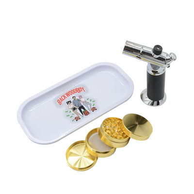 Kit de bandeja para armazenamento de ervas daninhas de tabaco para uso externo interno antigo para fumar viagem