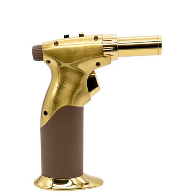 Liga de zinco em forma de pistola Butano Maçarico Isqueiro Cozinhar Dourar